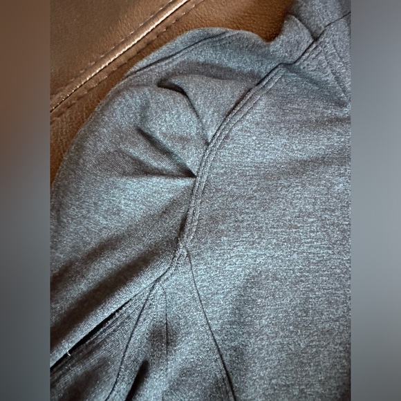 Lululemon Extra Mile 1/2 Zip - Heathered Nocturnal Teal / Black - Picture 10 of 11